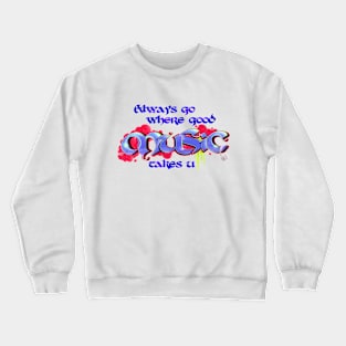 Music Crewneck Sweatshirt